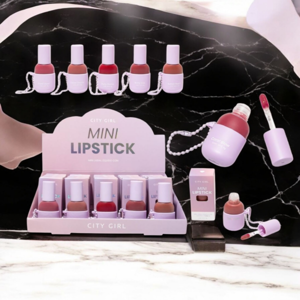 Producto - LABIAL LÍQUIDO MATTE CON LLAVERO - CITY GIRL