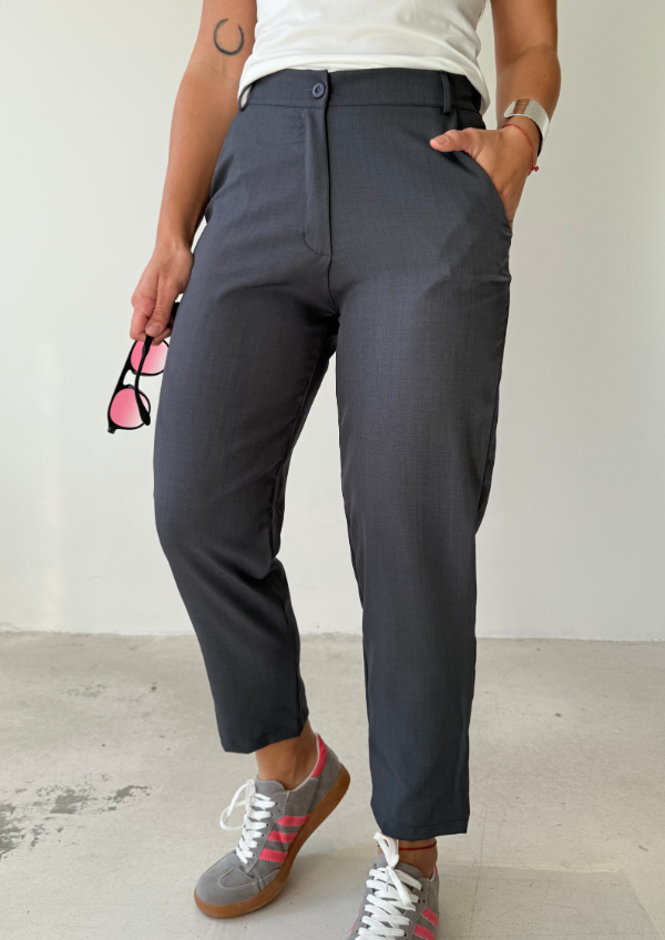 Producto - Pantalón CUYO - Gris oscuro Melange