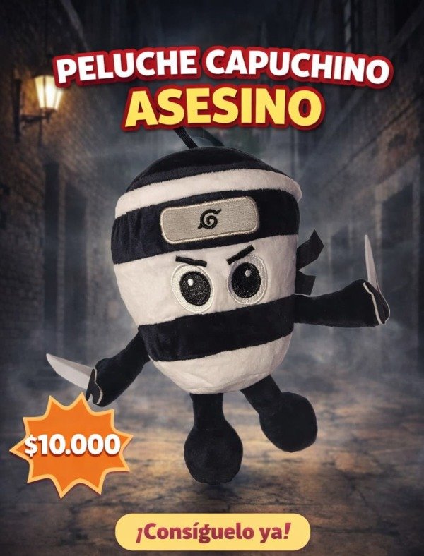 Producto - Peluche Capuchino Asesino