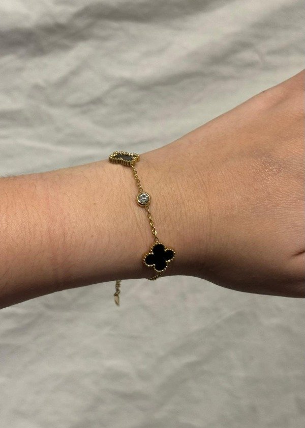 Producto - PULSERA TREBOL NEGRO