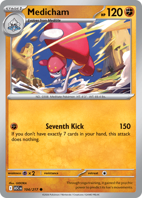 Producto - Medicham - 104/217 (Poke Ball Reverse Holo)
