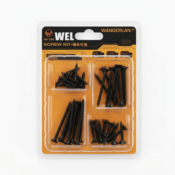 Producto - SET TORNILLO NEGRO 5606