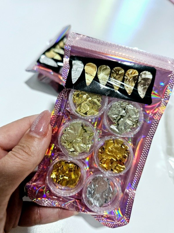Producto - Laminas oro pack x6