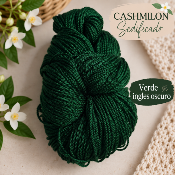 Producto - Cashmilon Sedificado Verde Ingles oscuro