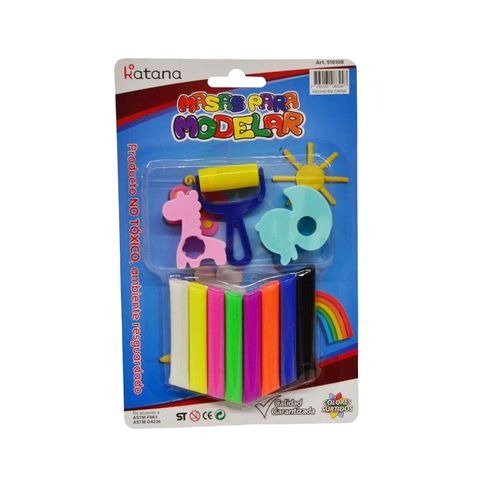 Producto - MASAS PARA MODELAR X8 CON ACCESORIOS EN BLISTER 14X21.5CM