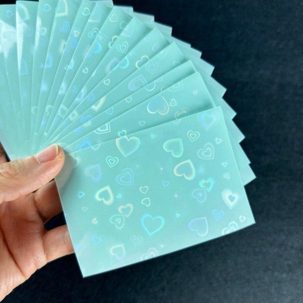 Producto - Sleeves holografico color verde