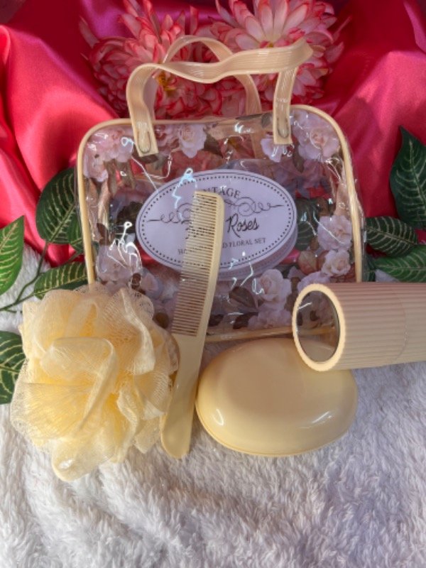 Producto - Juego Floral de Rosas Vintage