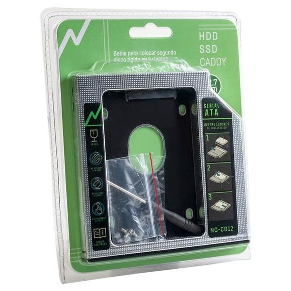 Producto - Caddy Disk 2.5" Noganet Ng-cd12 - Slots 12.7mm - Compatible Con Disco De 2,5"