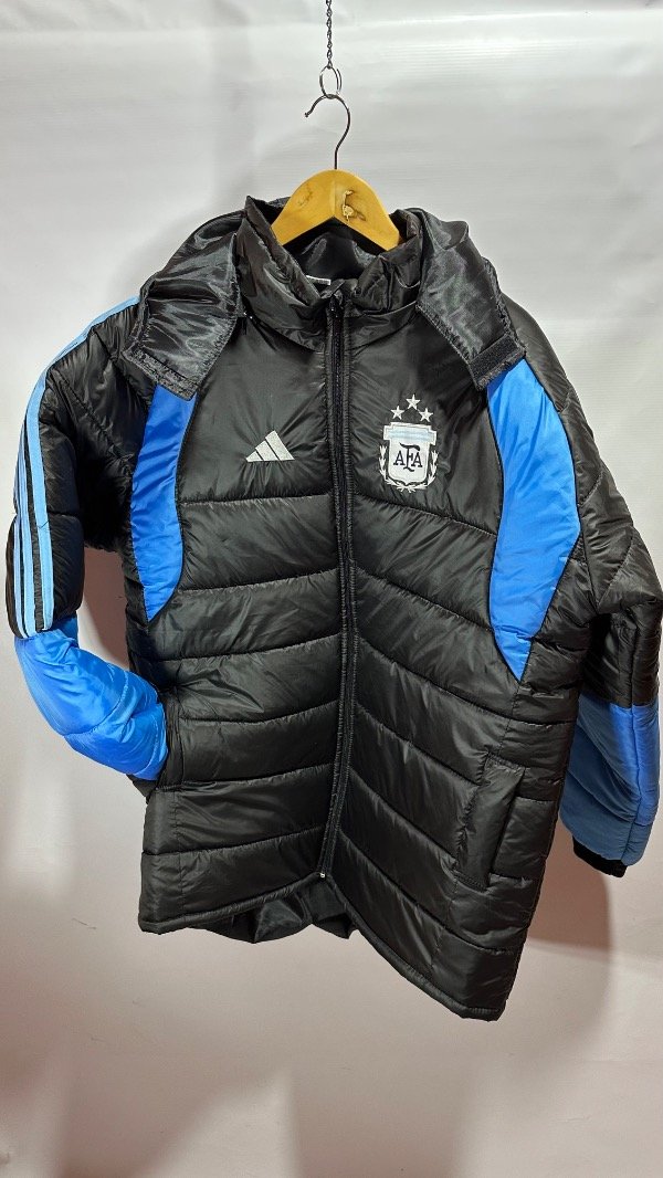 Producto - Camperon AFA Puffer Negro/Gris