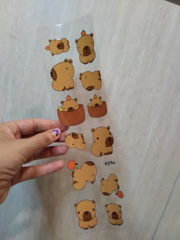 Producto - UV Tiras 8x28cm Capibara #1