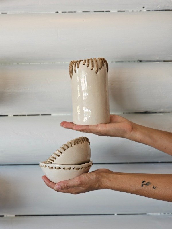 Producto - Hilo y cerámica