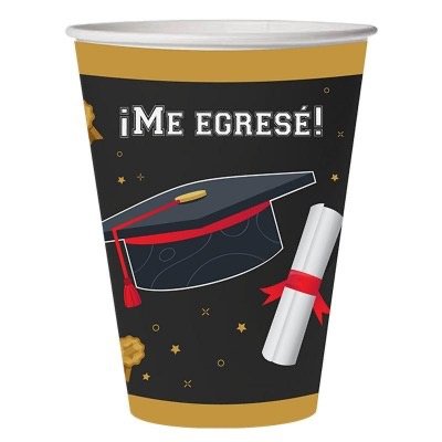 Producto - Vasos Me egrese 8 Unidades