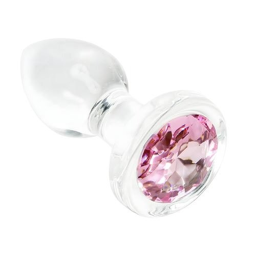 Producto - Glass Anal Plug Gemma Rosa Small
