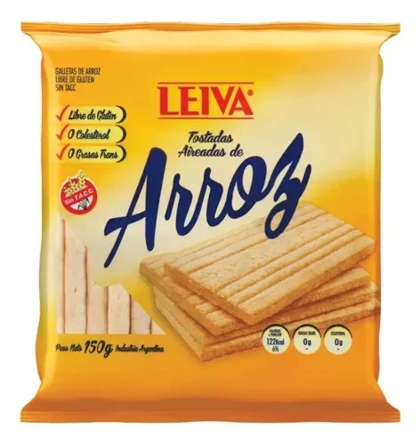 Producto - LEIVA TOSTADAS DE ARROZ CLASICAS X150G