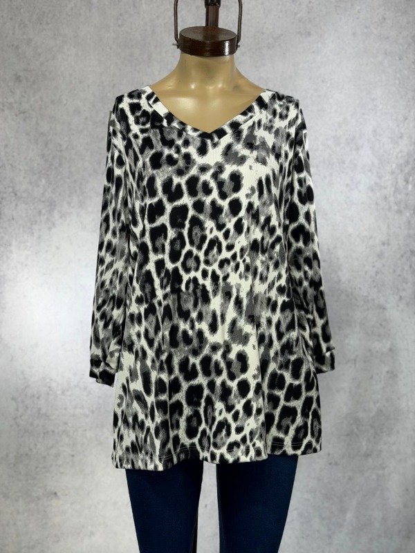 Producto - REMERON PRINT BLANCA MANGAS 3/4