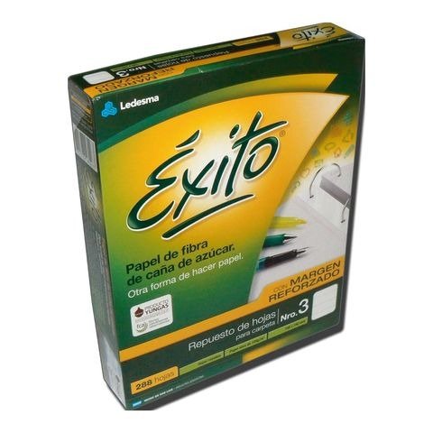 Producto - REPUESTO CARTA CUADRICULADO 288H M/REFORZADO EXITO