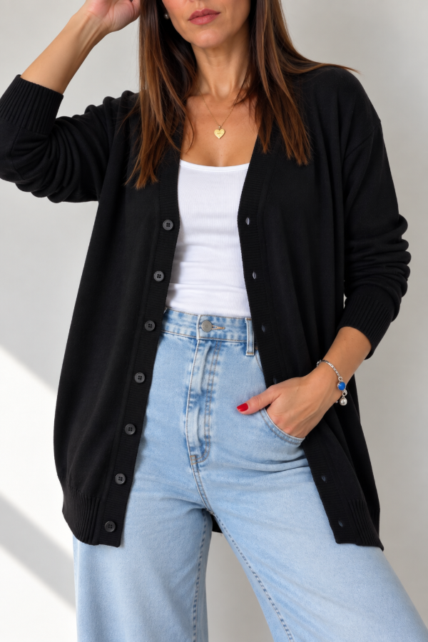 Producto - Cardigan Oversize Malva - 3