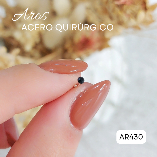 Producto - Aro piercing strass color