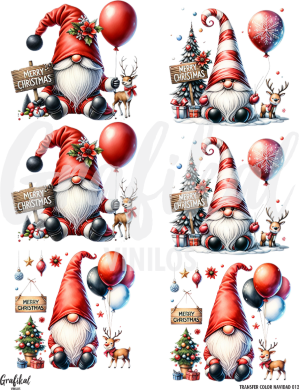 Producto - Transfer Color Navidad 012