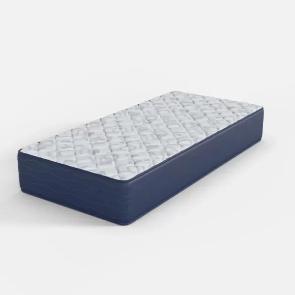 Producto - Colchon de Espuma  Zafiro 24cm Sin Pillow - 1 Plaza y 1/2