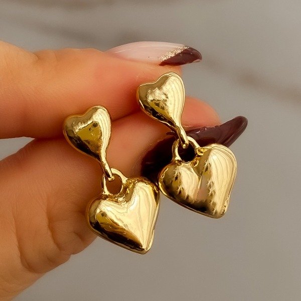 Producto - AROS COUPLE LOVE GOLD 2.2CM