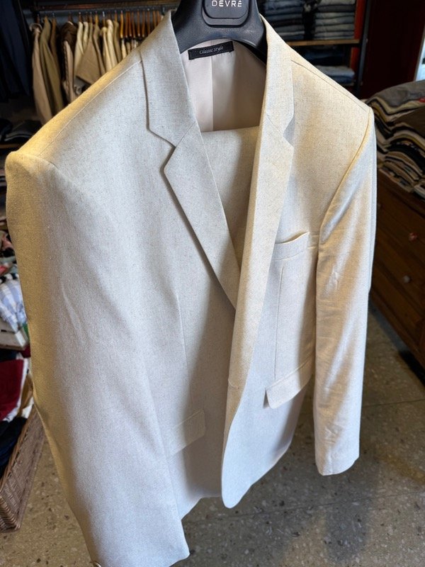 Producto - Traje de Lino Arena