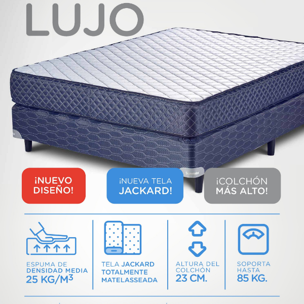 Producto - COLCHÓN + SOMMIER SUAVESTAR LUJO
