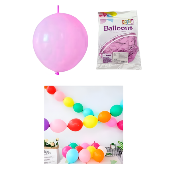 Producto - Globo Cadena 10" Lila pastel x 25