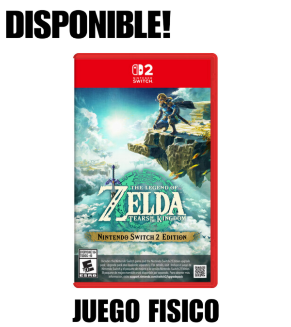 Producto - The Legend of Zelda Tears of the Kingdom Juego Fisico Nintendo Switch 2