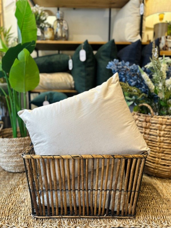 Producto - Almohadon - Terciopelo Arena