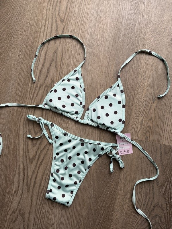 Producto - Bikini Polka Dot celeste - 5
