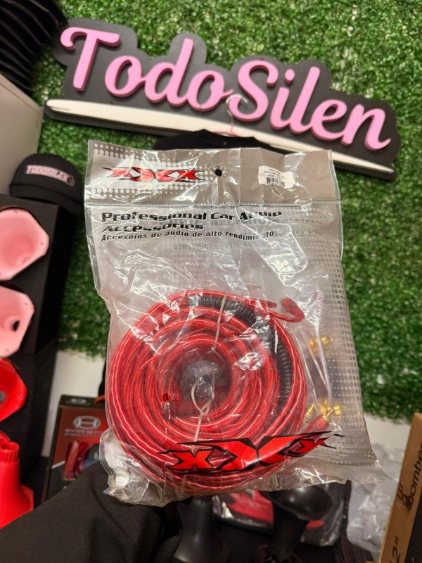 Producto - KIT DE CABLES 4 GAUGES PARA POTENCIA
