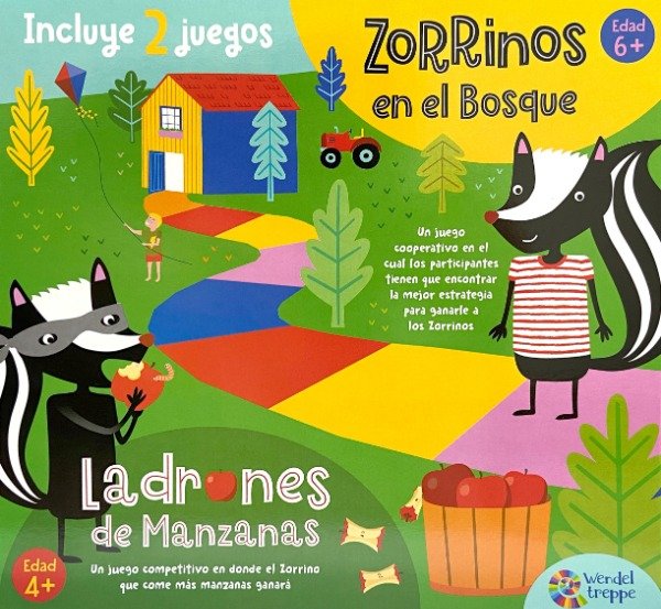 Producto - Zorrinos en el bosque/Ladrones de manzanas