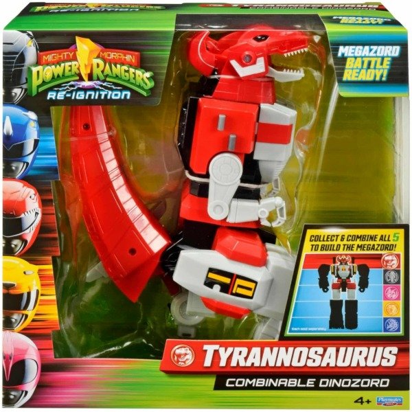Producto - PRE-VENTA Power Rangers Re-Ignition Tyrannosaurus Deluxe Combinable Dinozord