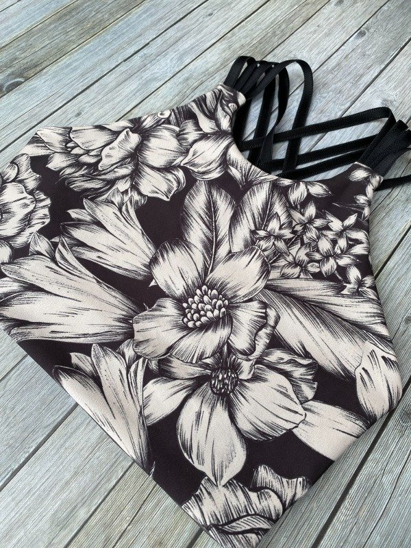 Top casiopea reversible colección flor ceniza — imagen 2