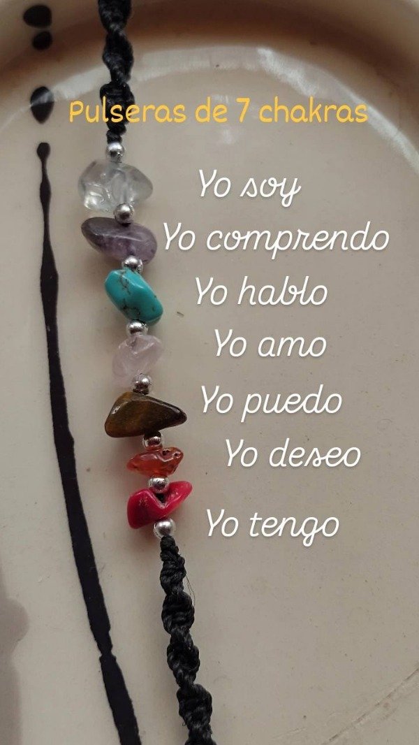 Producto - PULSERA DE LOS 7 CHAKRAS
