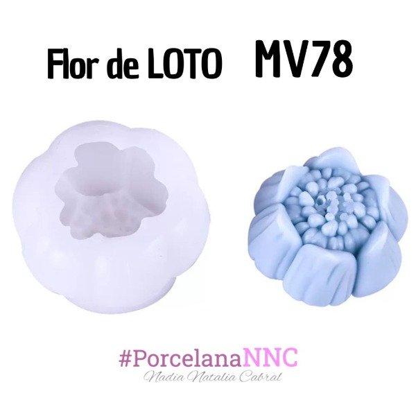 Producto - Molde flor de loto MV78
