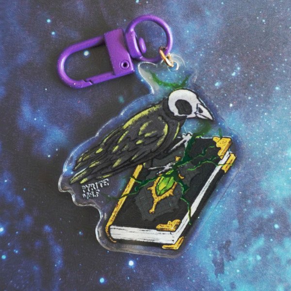 Producto - Llavero Cuervo nigromante