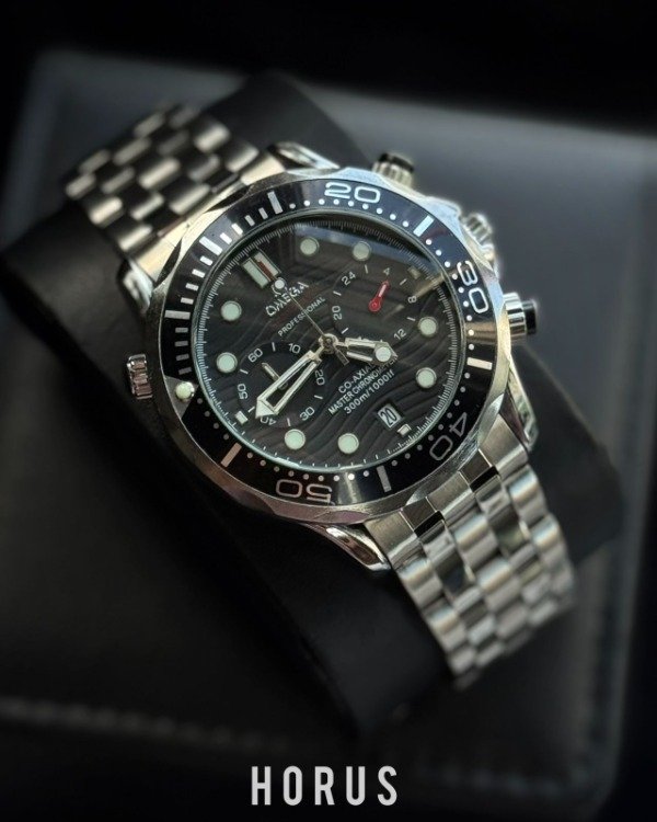Producto - Omega Seamaster Diver Chronograph Black Steel Dial