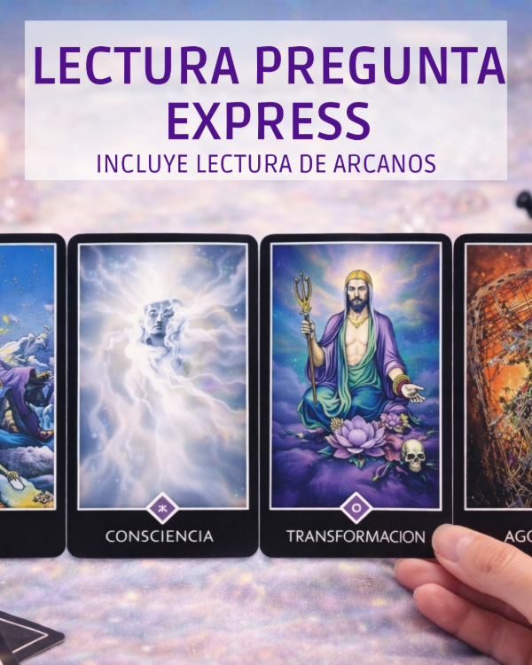 Producto - LECTURA PREGUNTA EXPRESS -INCLUYE LECTURA DE ARCANOS