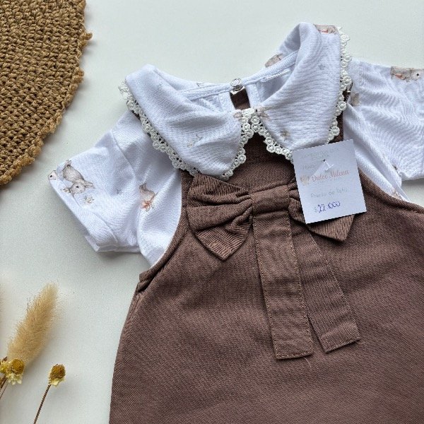 Producto - Jumper choco de gabardina talles hasta 4 años - 1