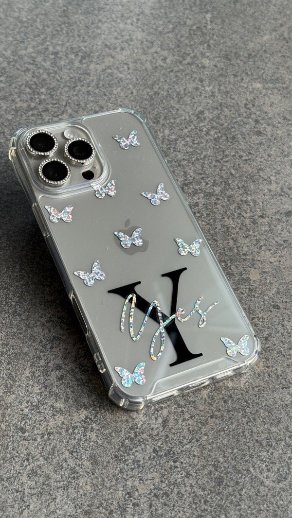 Producto - Case Mariposas Tornasol Personalizada