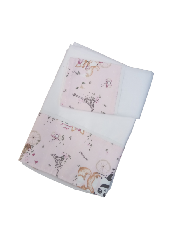 Producto - Sabanitas colecho rosa Paris