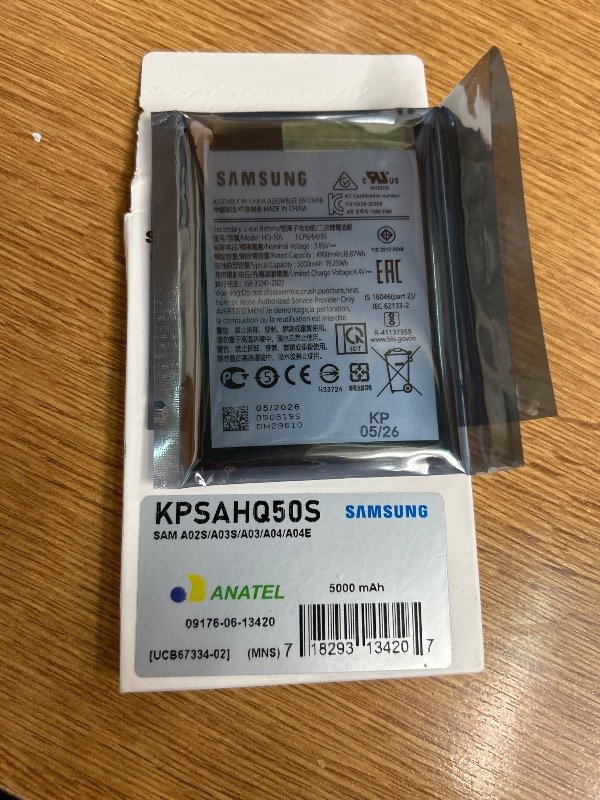 Producto - Bateria Samsung A03/A04/A02s/A03s