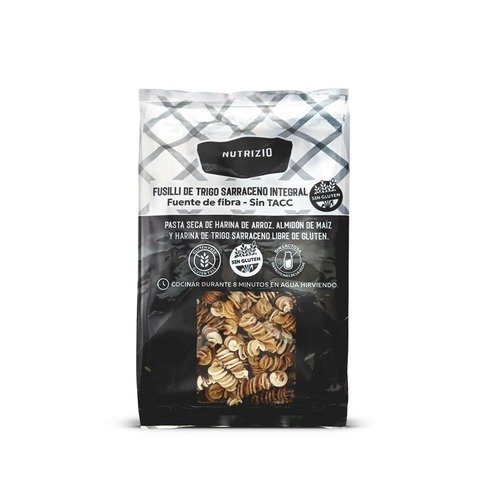 Producto - FIDEOS TRIGO SARRACENO INTEGRAL FUSILLI NUTRIZIO