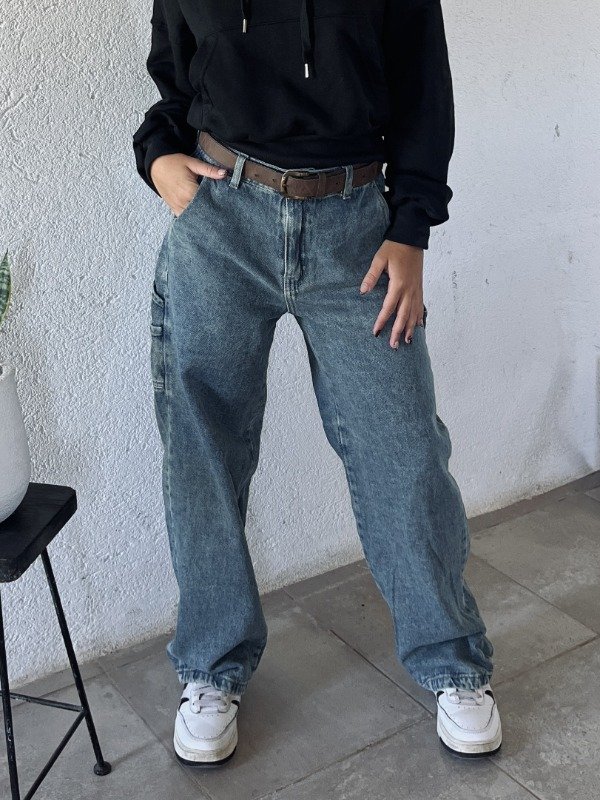 Producto - JEANS MOM VERDE OXIDO