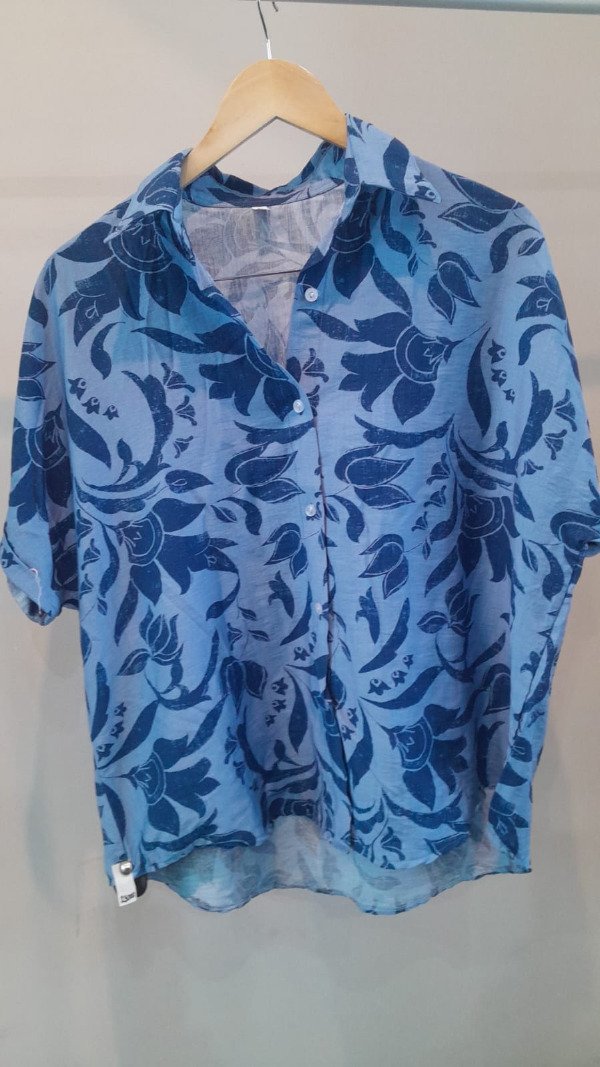 Producto - Camisa Lino Estampada