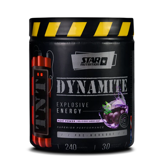 Producto - TNT Dynamite Star Nutrition - Pre entreno con cafeína y aminoácidos, 240 g