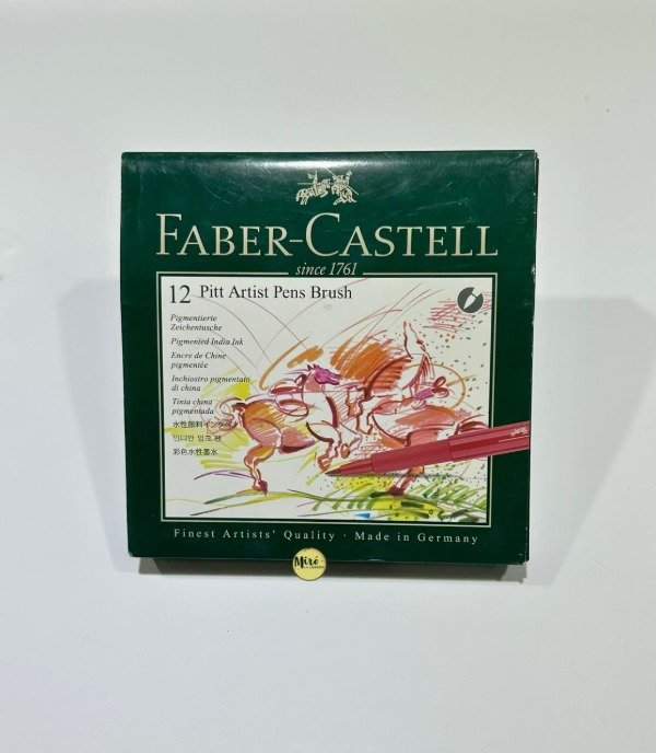 Producto - Marcadores Faber-Castell pitt artist pen x 12.