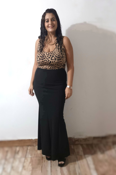 Producto - FALDA SIRENA negra